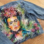 Veste en jean personnalisée - TOUS LES GRAPHISMES - Frida 2