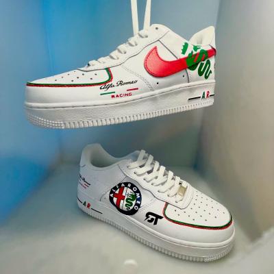 Nike Air Force 1  / ALFA ROMEO AF1 / Baskets personnalisées